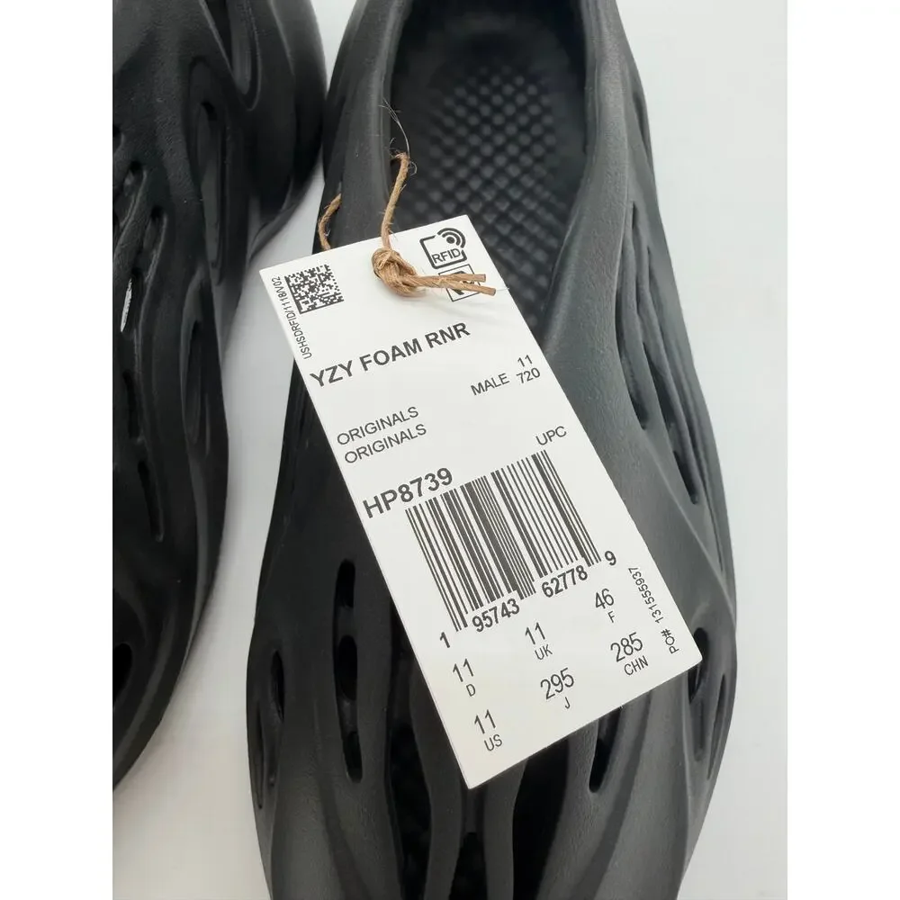 Adidas Yeezy Foam Runner RNR Onyx Black HP8739 NEW - Size 11 Deadstock